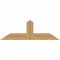 Ekena Millwork Portland Smooth Timber Gable Bracket, Western Red Cedar, 48"W x 16"H x 1 1/2"D x 5 1/2"F, 8/12 Pitch GBW048X16X0206POR00SWR - alternate 1